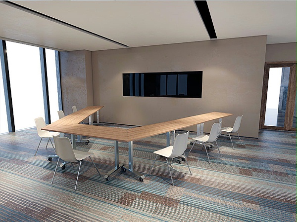 多功能移动培训桌