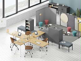 当传统办公家具遇上了现代办公家具